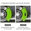 6pcs/Set Caliper Car Sticker Wheel Hub M Logo For BMW G01 G02 F22 F23 E46 E93 E39 G26 F01 F02 F06 G32 G20 G29 F30 G42 FI5