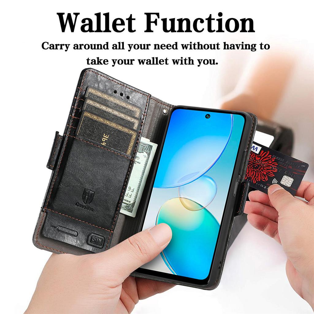 Multifunctional Magnetic Flip Cover Leather Case for Infinix/Tecno Series. Infinix Note 40/Spark 30C/Camon 40/Note12... Where Fashion Meets Function