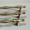 Retro Brass Furniture Door Knob Comfortable Grip Cabinet Handle Push-pull Door Handle  Dresser