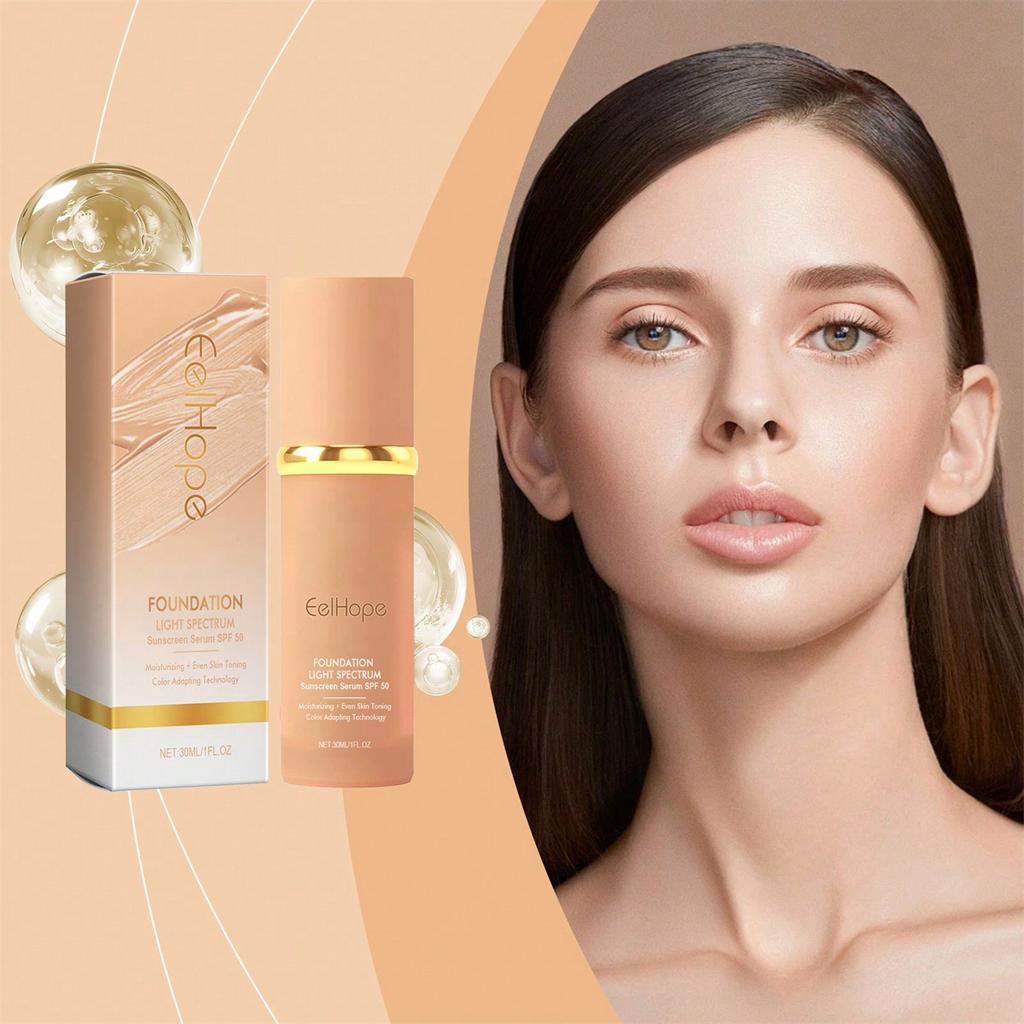 Color-Changing Liquid Foundation: Customized Coverage, Moisturizing, and Radiant