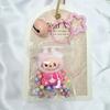 Transparent Dust Bag Bow Labubu Baby Bag Pendant Keychain Baby Walking Bag Decoration Cute Trendy Play