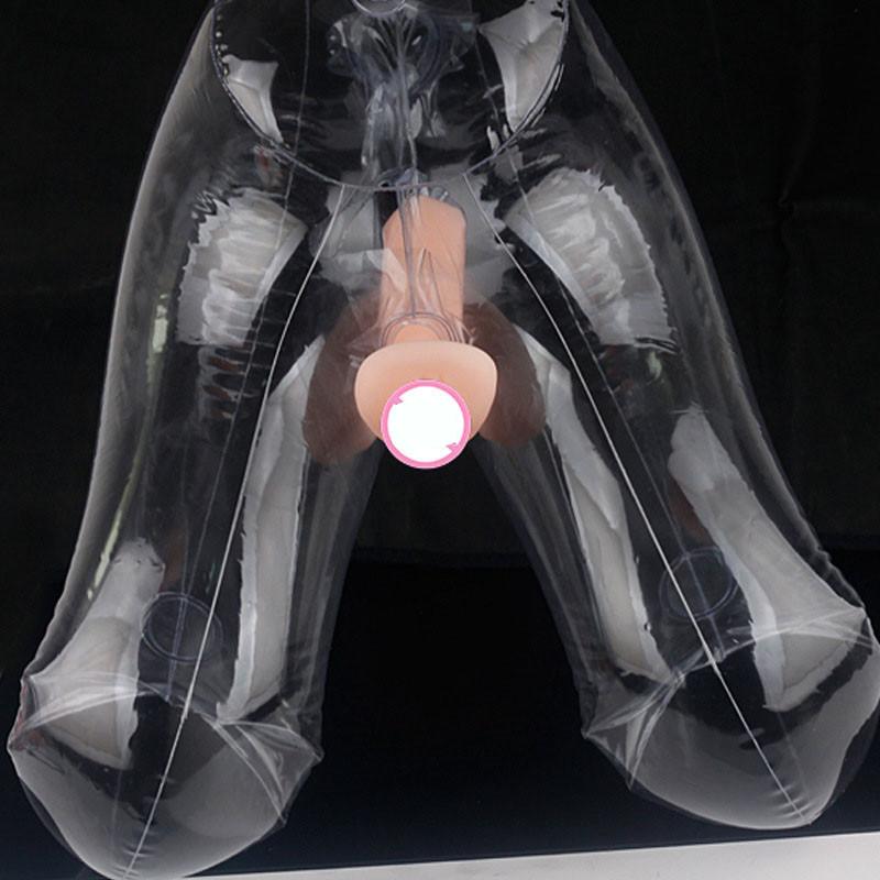 Transparent M Leg Half-length Body Big Ass Sex Inflatable Doll Masturbation Male Anal Vagina Lifelike Adults Products