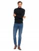 Men's Sweater Elegant Classic Turtleneck Fashionable Long Sleeve MORAJ S black