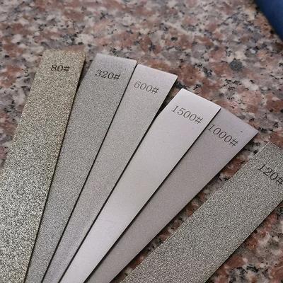 6-piece setDiamond Stone No Base Bar Used Knife Sharpener Diamond Whetstone Grinding Stone Sharpening Stone Bars Kitchen Tool
