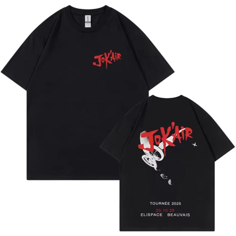 

Rapper Jokair Melvin De Paris Graphic Harajuku summer Tshirts Men Women Aesthetic Hip Hop Music Casual Short Sleeve Top S