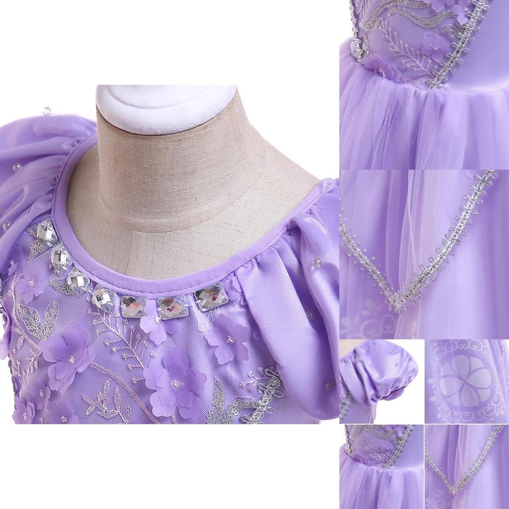 Enchanting Girls Sofia Princess Dress Cartoon Costume For Fantasy Party Adventures