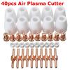 40 Stück Luftplasmaschneider-Verbrauchsmaterialien, passend für PT-31 LG-40 Brenner CUT-40 50