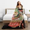 Pukei Pukei Ramen Blanket Monster Hunter Game Travel Flannel Throw Blanket Super Warm Couch Chair Custom Bedspread Gift