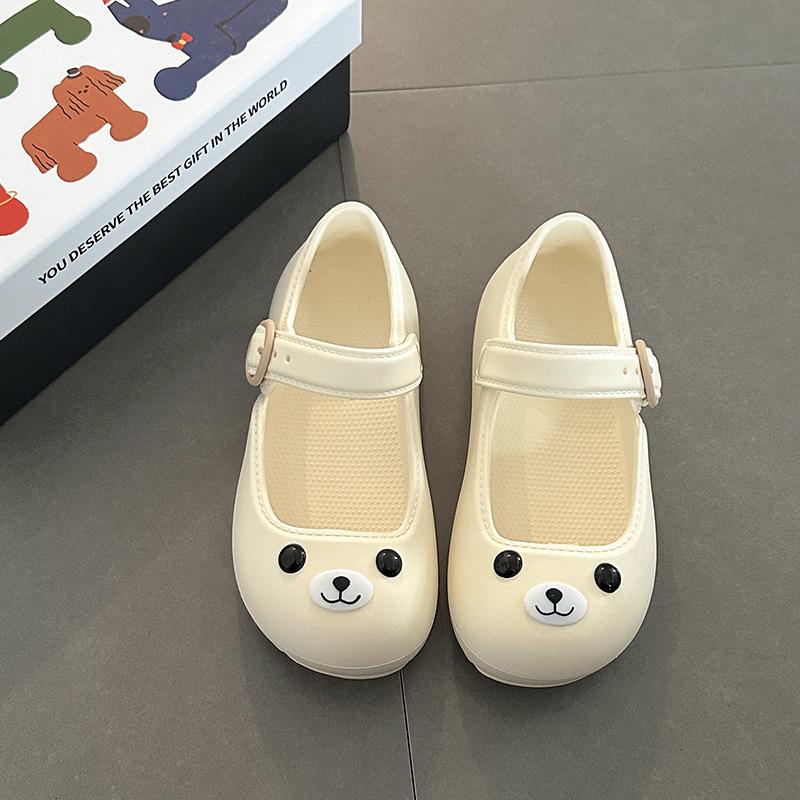 Fashion Soft Cute Girl Cartoon Puppy Bag Head Slippers Women's Summer New EVA Wear Versatile Cool Shoes
