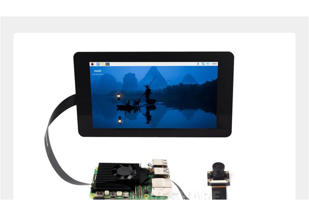 Raspberry Pi 5 Cooling Fan with Heatsink and Thermal Pad