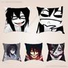Creepy Urban Killer Jeff Pillow Case Plush Pillow Cases Home Decoration Pillow Cover for Sofa Bed Chair Living Room