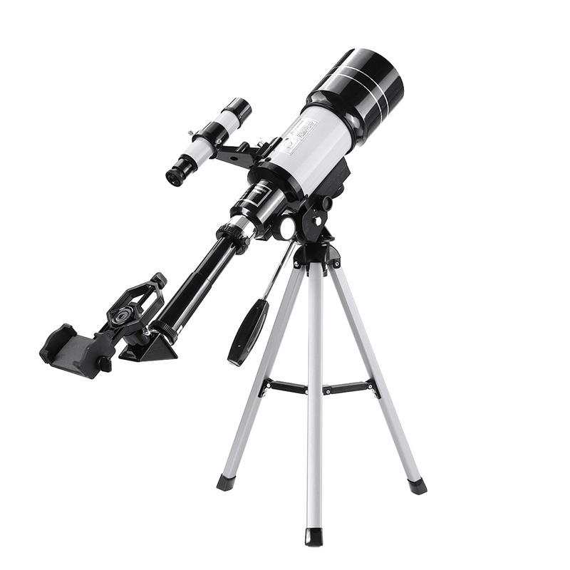 150X Refractive Space Telescope Outdoor Travel Professional Astronomical Telescope Monocular Spotting Scope w/ Tripod
