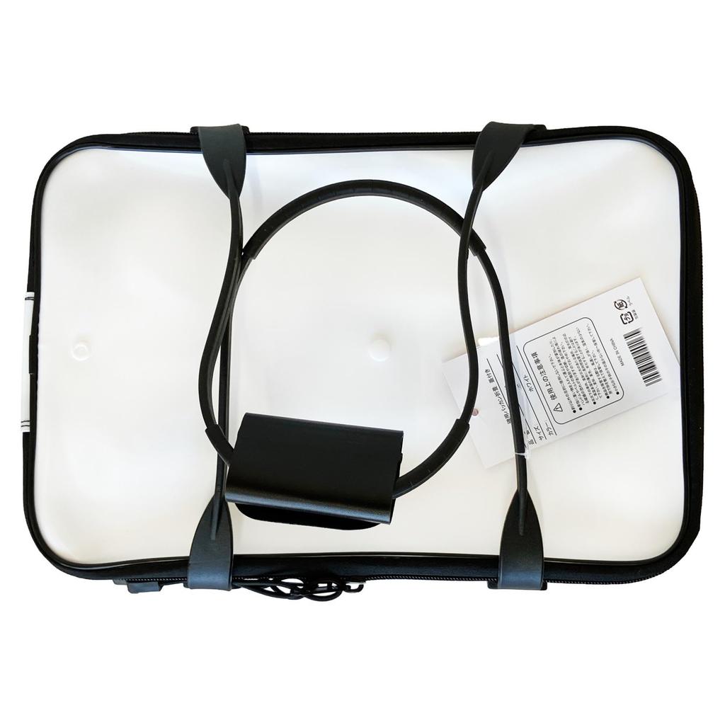 Riseway Folding Bucket for Rock White UEV-043 (with Lid) Fishing, 40cm,