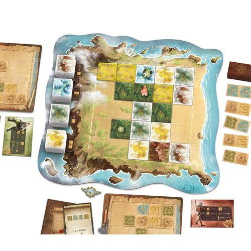 Karten des Misterra-Strategiespiels