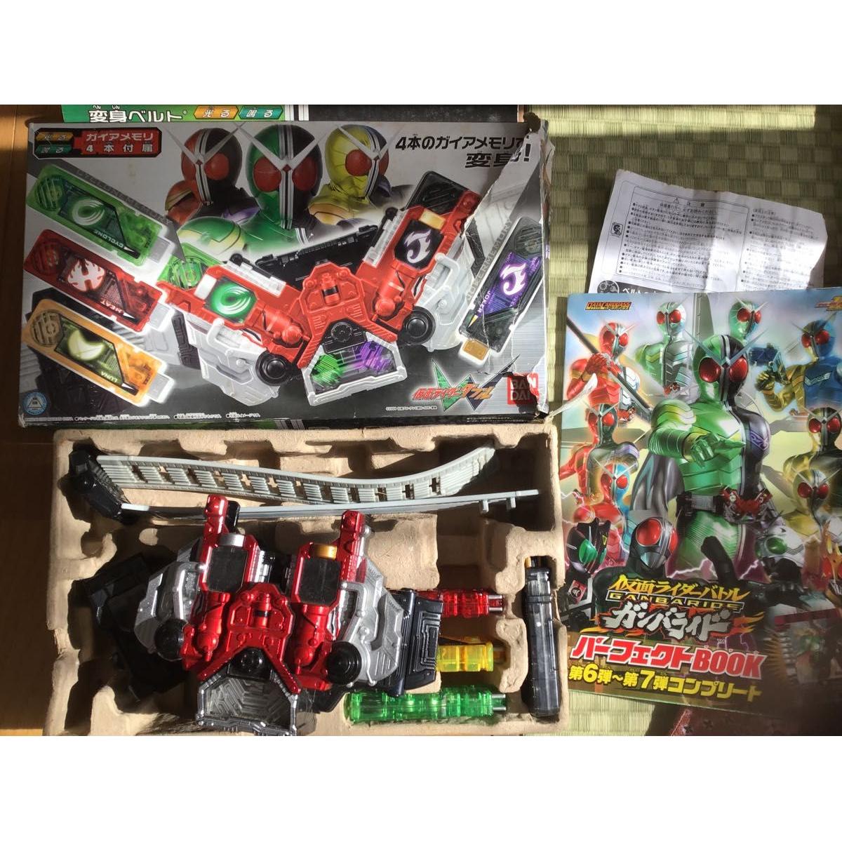 Использованный пояс трансформации Kamen Rider W DX Double Driver Коллекция фотографий