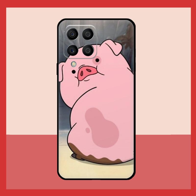 Cute Pink Pig Case For Samsung Galaxy M56 M12 M06 M32 M52 M35 M55 M15 M11 M13 M14 M16 M36 M31 M53 M34 M54
