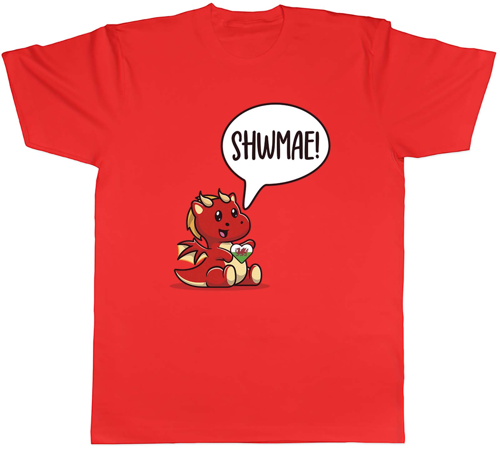 Shwmae Sumae Day Unisexs TShirt Love Welsh Wales Dragon Tee Gift S
