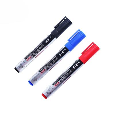 1pc Permanent Oily Marker Black Ink 2.0mm Waterproof Quick Drying For Metal, Plastic, Tiles, Glass, School and Office Supplie