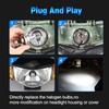 Safety First Motorcycle Headlight Bulb Vibration Resistant P15D H4 LED Light