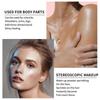 Wimode Highlighter Powder Stick, Shimmering Highlighter, Glow-inducing Brightening Body & Lip Makeup Kit (3#)