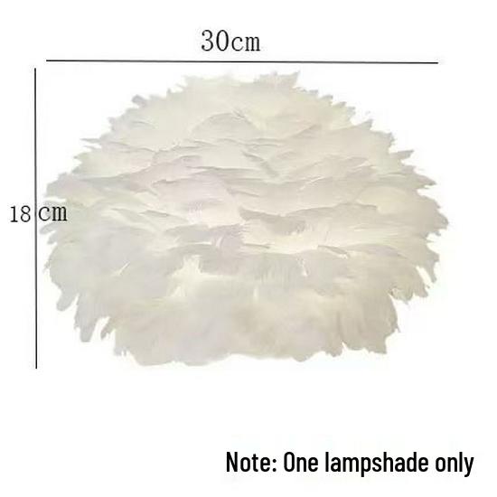 Nordic Gold Dimmable LED Feather Desk and Bedside Lamp