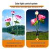 Solar Lotus Flower Garden Stake Lights (2-Pack)