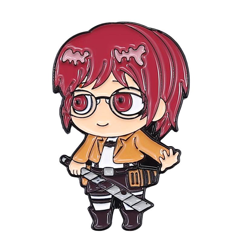 Stylish Eren Yeager Brooch Featuring Alluring Anime Design Ideal For Personal Accessories