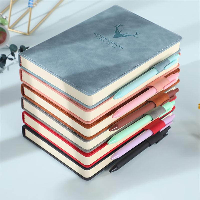 Αγοράστε Thick Wax Sense Leather A5/B5 Journal Notebook Daily Business