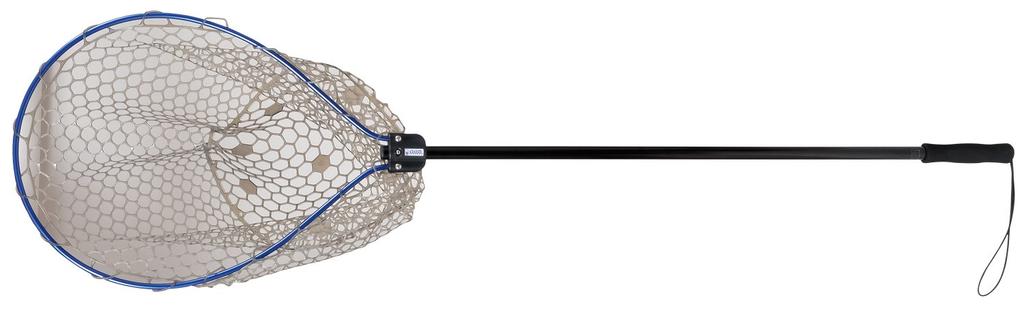 KAHARA JAPAN Bass Tournament Rubber Landing Net Blue/Black