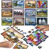 Puzzle - EDUCA - Battle Travel - 12 puzzles - 42 pieces - Theme Voyage et cartes