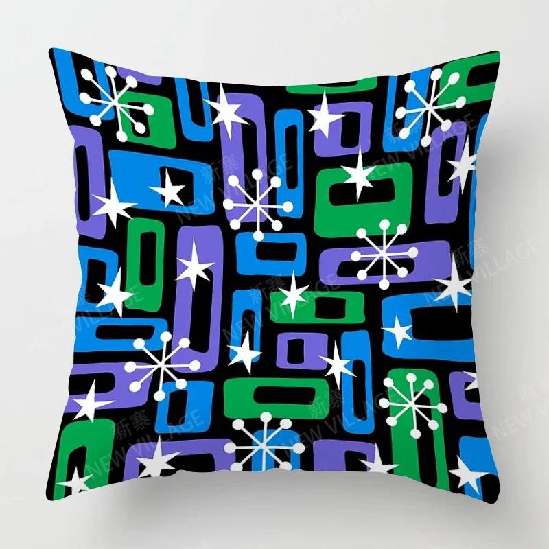 Nordic Fall Home Decor Autumn Throw Pillow Case Sofa Cushion Cover Modern   Geometry