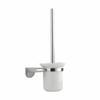 Stainless Steel Bathroom Towel Rack & Toilet Brush Set