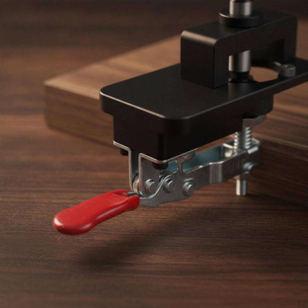 Cabinet Hinge Jig Aluminum Alloy for Woodworkers, Carpenters, Woodcraft Workshop,