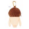 Tees Factory Touch Detective Mushroom Cultivation Kit, Plush Zipper Mascot with Carabiner, Mushroom, Approx. H160 x W96 x D60mm, NS-5546910NM