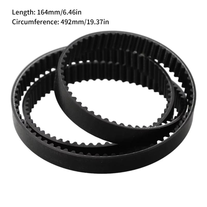 Universal Bread Machine Belt Suitable for Various Kitchen Appliances 164 Teeth 492mm Perimeter Replacement Part Rubber
