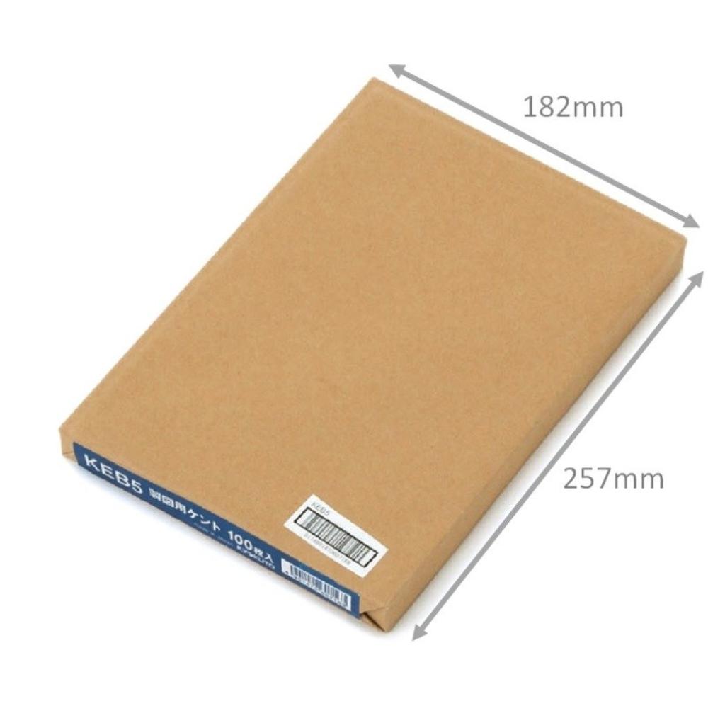 Kyokuto Associates Kyokuto Kent Paper, B5, 100 sheets, 0.22mm thick, KEB5