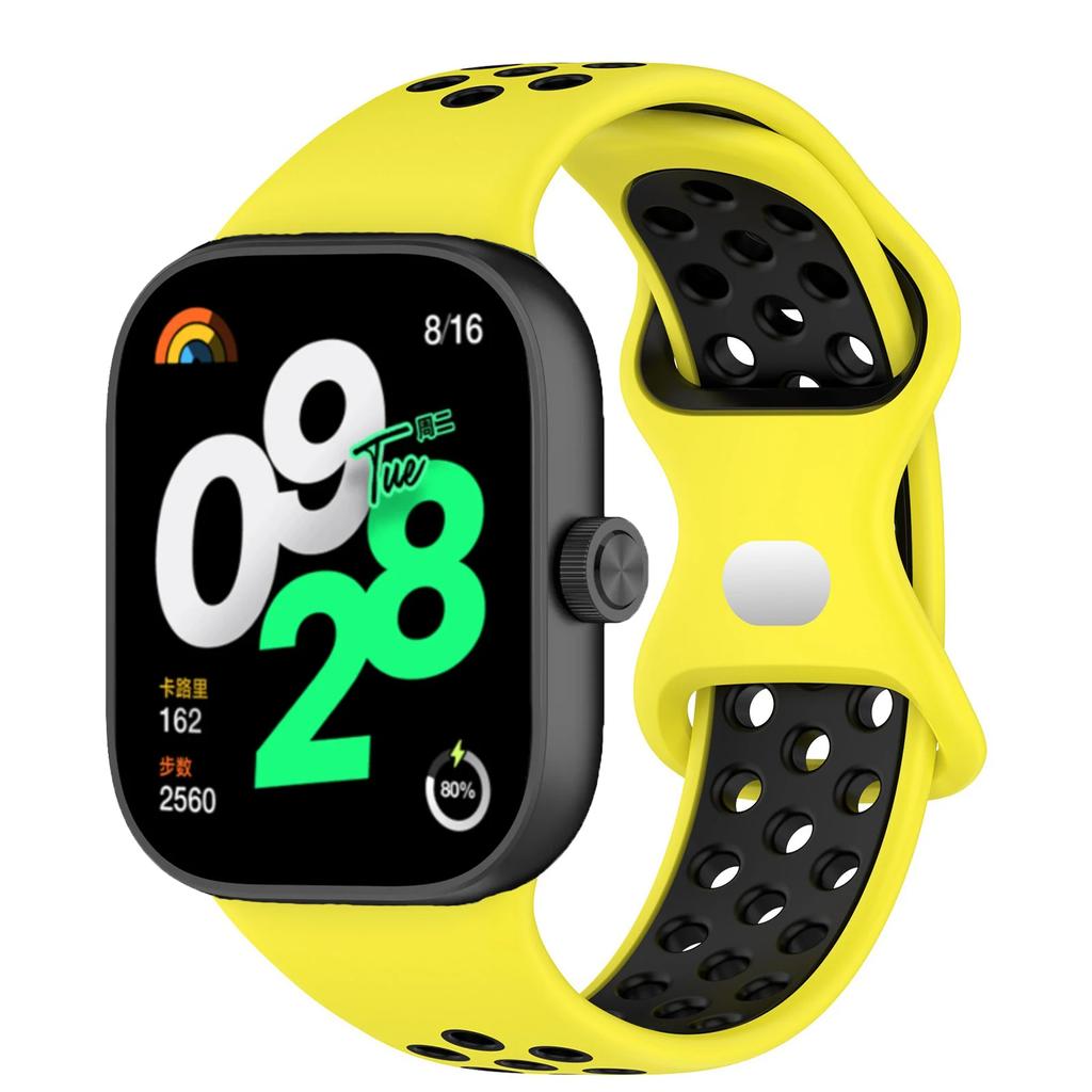 Sports Silicone Strap for Redmi Watch 4 5 6 Band Accessories Replacement Breathable Bracelet Smartwatch Xiaomi Band 8 9 Pro Belt