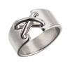 Glänzende Kristall High-End Anlaufgeschützte Mode Geometrische Offene Vergoldete Edelstahlringe für Damen Ehering Schmuck Geschenke