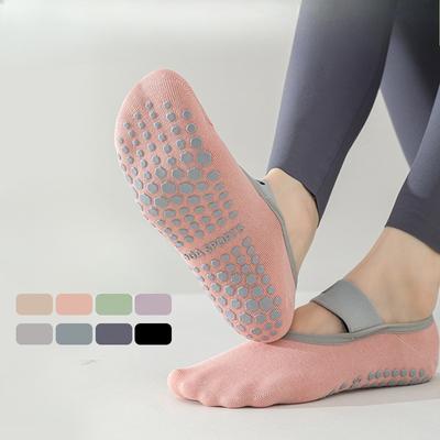 Yoga Socks for Women, Summer Thin Professional Indoor Fitness and Dancing Sports Socks, Anti-slip and Shock-absorbing Pilates Boat Socks