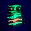 Luminous Wood Shrimp Lure Bait2.0 2.5 3.0Colorful Imitation Squid Shrimp Umbrella Hook Sea Fishing Special Bait