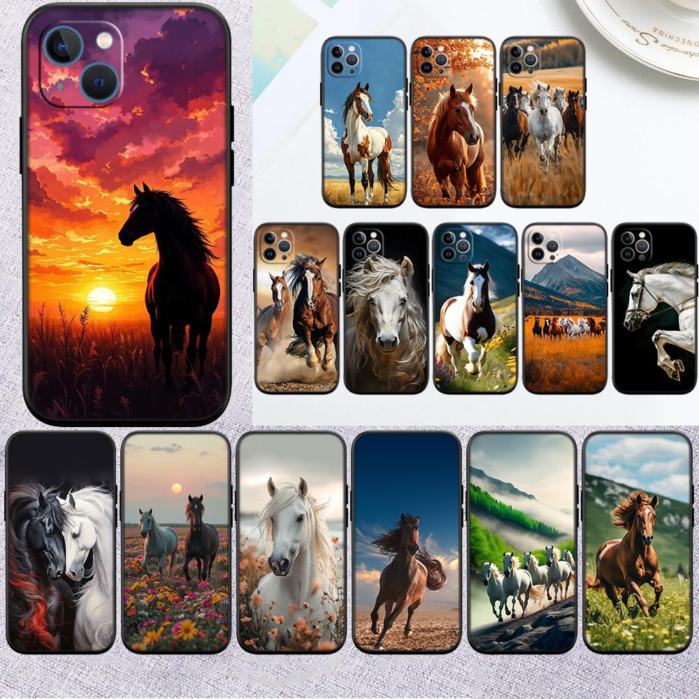 Fine Horse Phone Case for Samsung Galaxy S20 S21 Ultra FE Plus A26 A30 A30S A31 A52 A42 A50 A50S