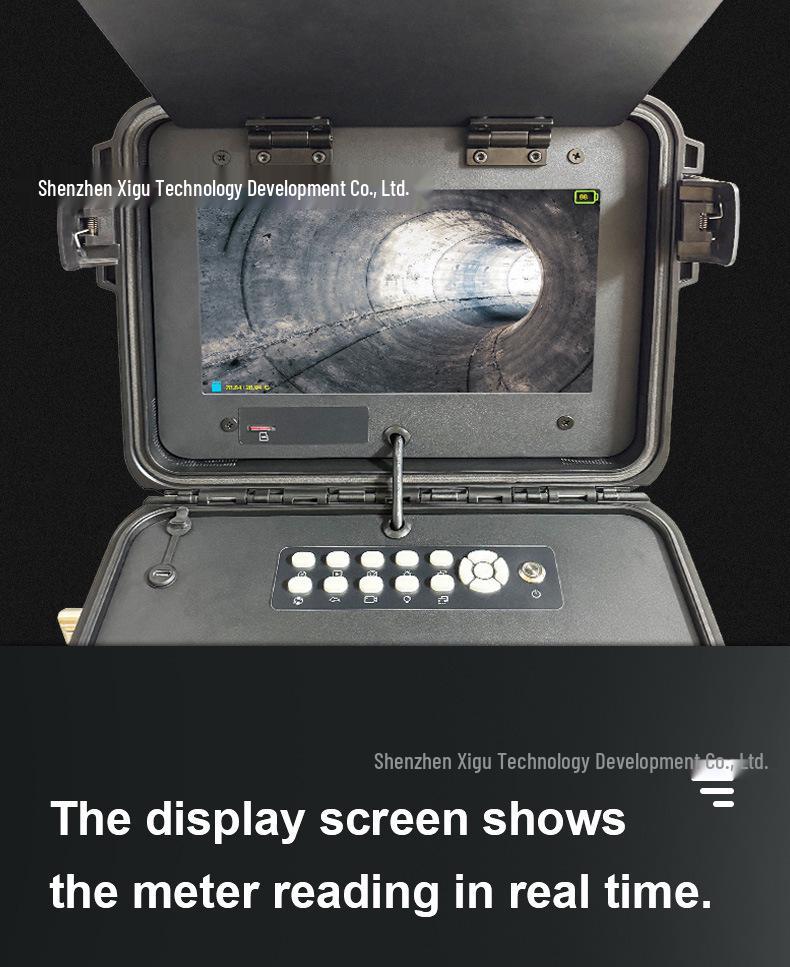 High-Definition Waterproof Sewer Inspection Camera with Zoom and Video Detection