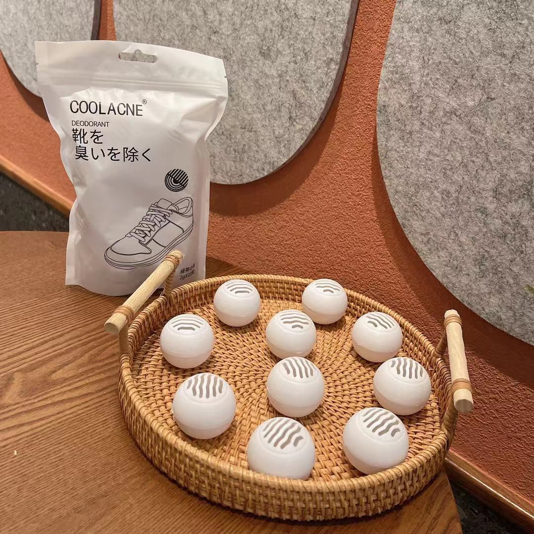 

6 шт. Дезодорирующие шарики Дезодорирующие шарики для кроссовок, шкафчиков, спортивных сумок Освежитель воздуха Также отлично подходят для дома, офиса и автомобиля.