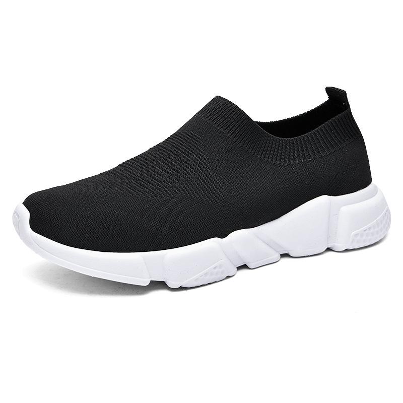 Women's Breathable Elastic Sock Sneakers - Spring/Autumn, Trendy Casual Shoes, Unisex, Plus Size Available