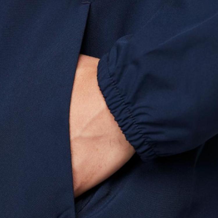 Nike Logo Print Hooded Zip-Up Jacket Men Outerwear Blue FB7483-451