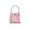 Charlie 21 Signature Logo Anhänger Kieselleder Eimer Tasche Damen Taschen Rosa 89102-V5PTP