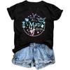 Alice In Wonderland Shirt Women Vacation Shirts We're All Mad Here Tshirt Mad Tea Party Shirt Cute Graphic Tee Tops