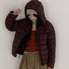 Turtle ribs down cotton clothes women's short hooded loose fashion puff cotton clothes female student jacket