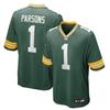 Green Bay Packers 1 Micah Parsons Football Jersey Men Sports Training Wear