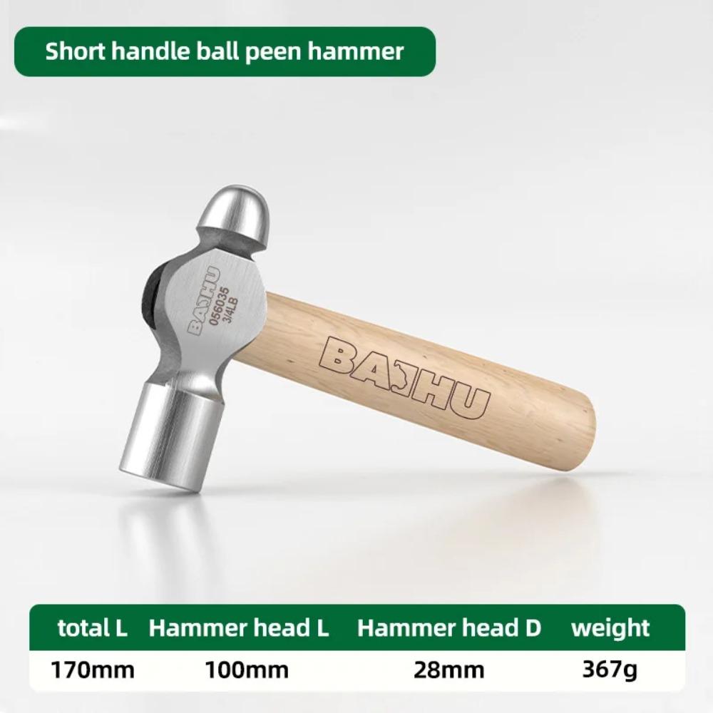 Hammer Claw Hammer with Wood Handle and High-carbon Steel Hammer Head 8 OZ Small Hammer Mini Hammer for House & DIY